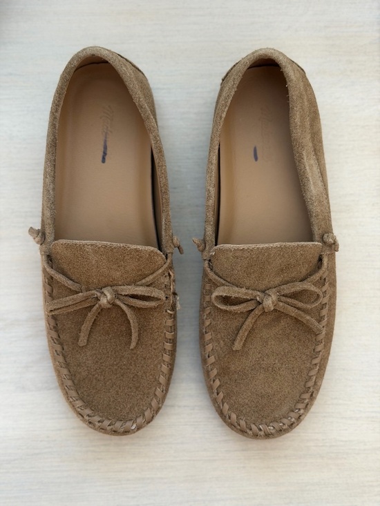 Madewell The Meadow Whipstitched Driver in Classic Desert, Size 7.5 - Picture 7 of 11